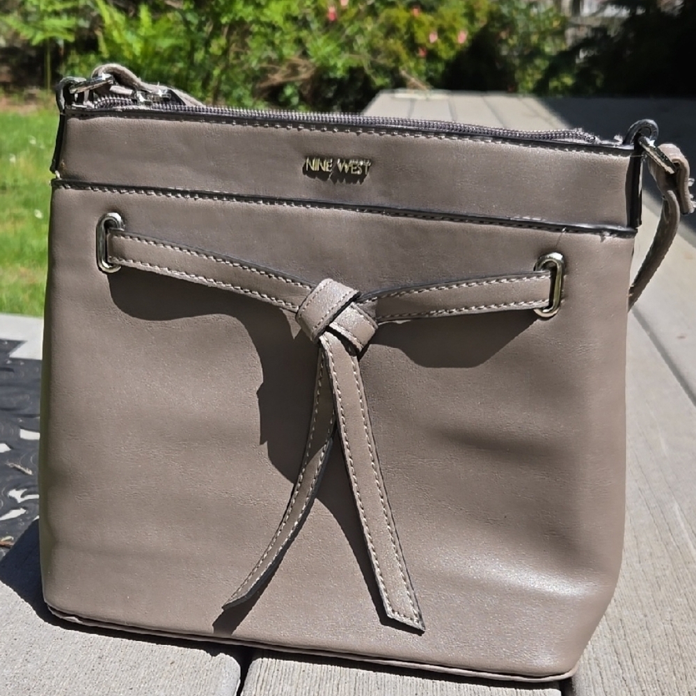 Nine West Taupe Crossbody Bag